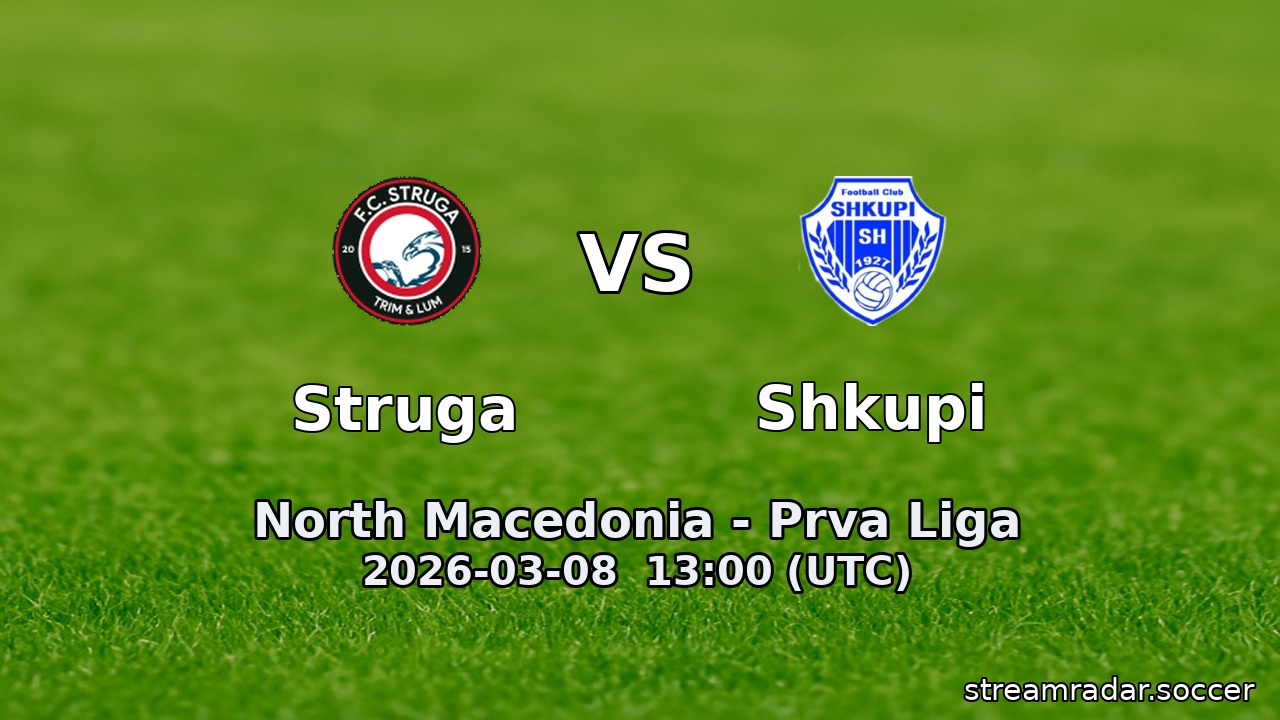 Struga vs Shkupi