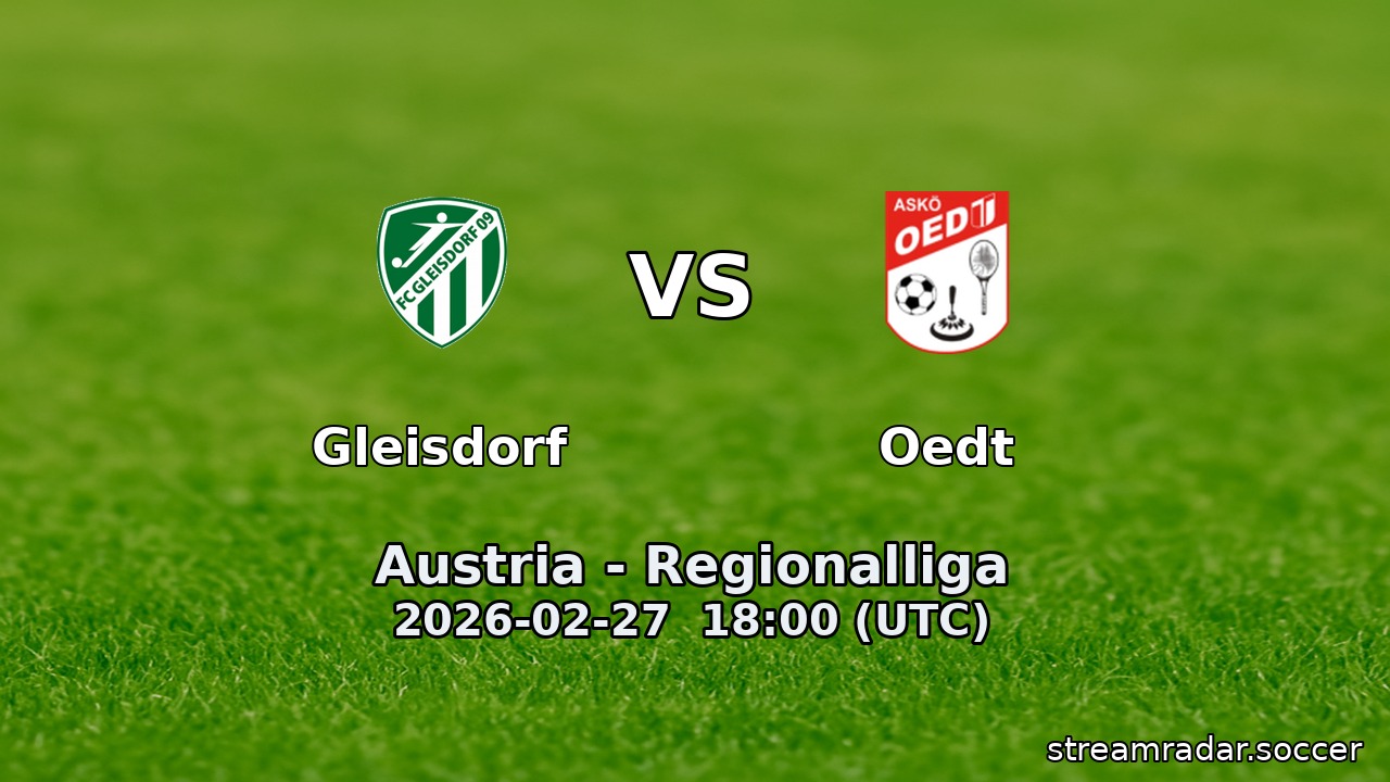 Gleisdorf vs Oedt
