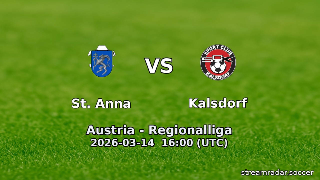 St. Anna vs Kalsdorf