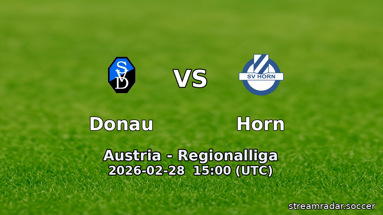 Donau vs Horn