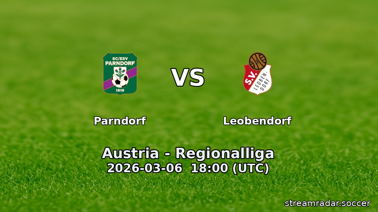 Parndorf vs Leobendorf