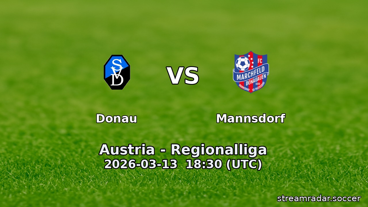 Donau vs Mannsdorf