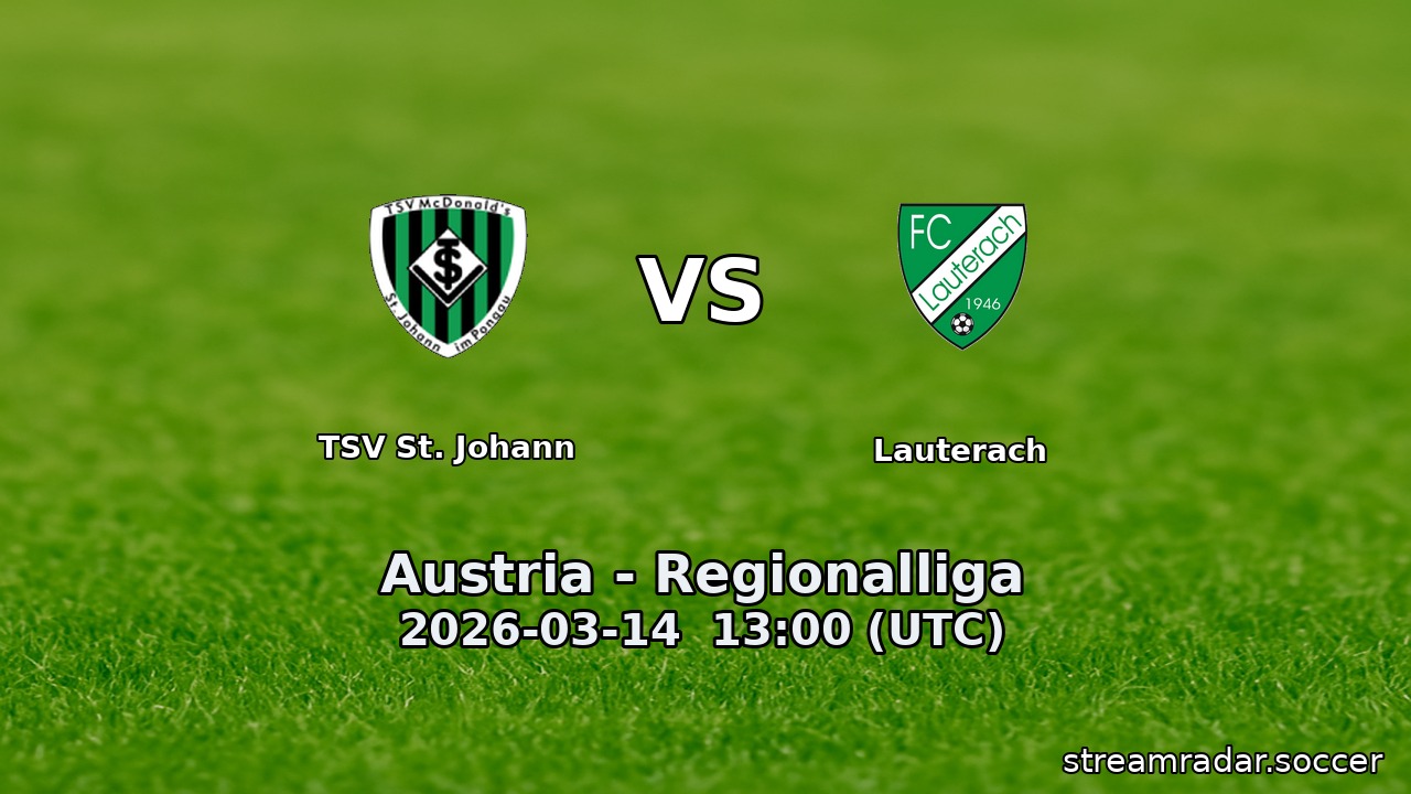 TSV St. Johann vs Lauterach