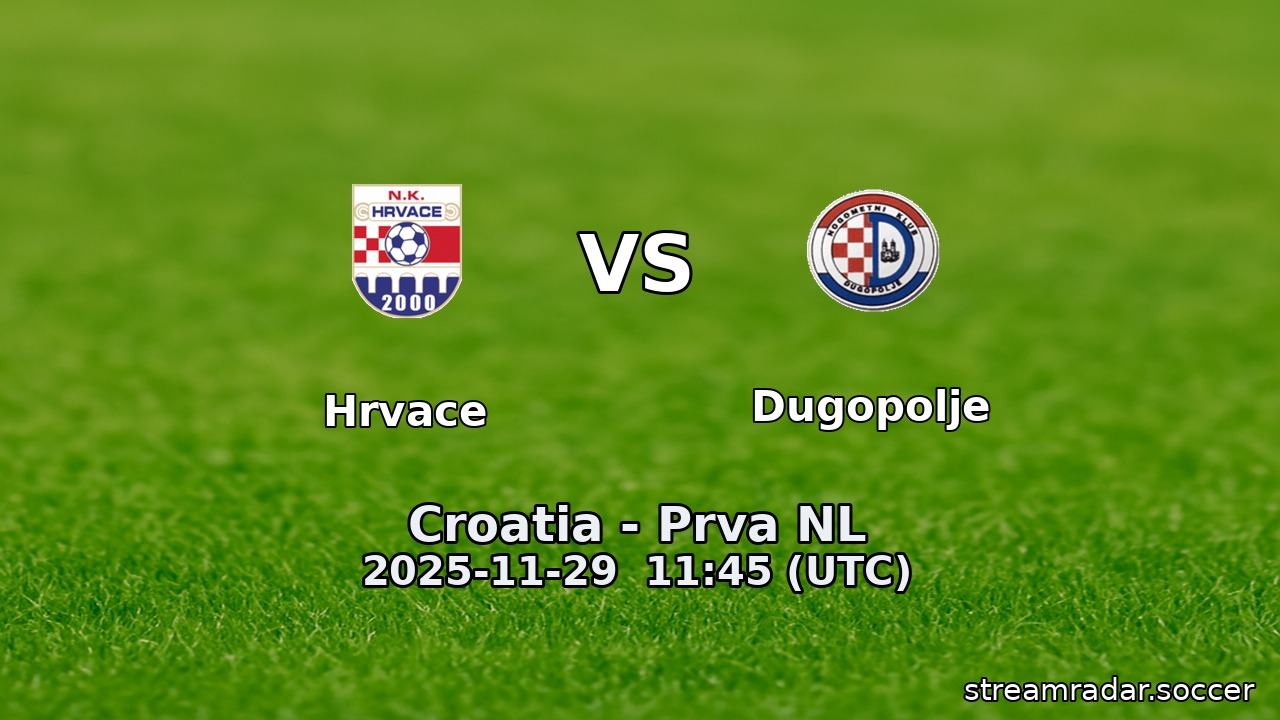 Hrvace vs Dugopolje