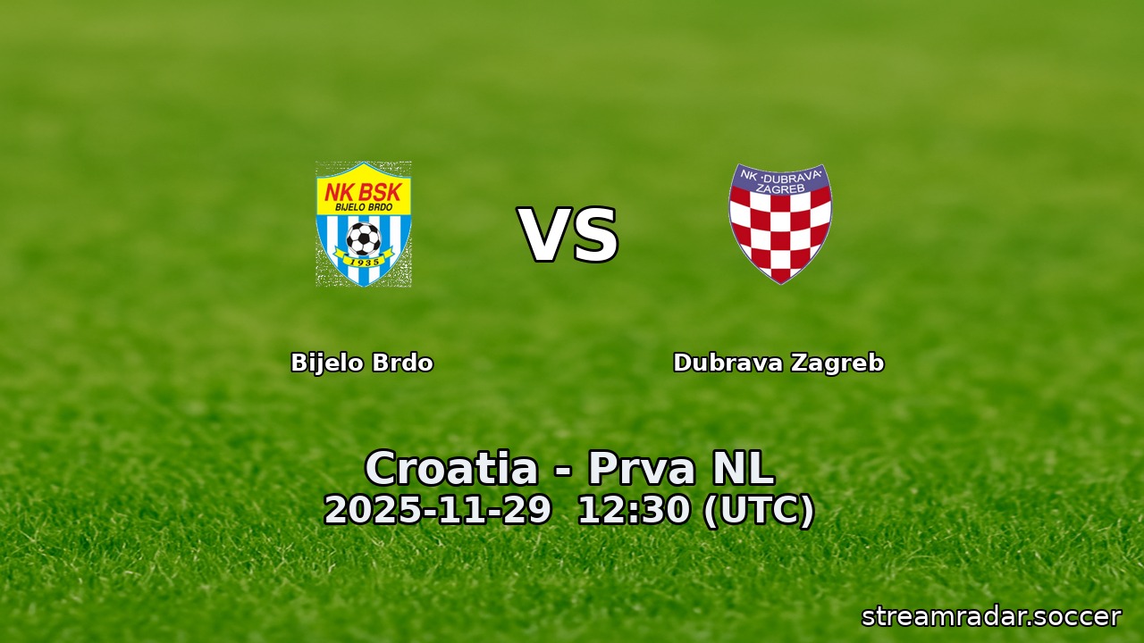 Bijelo Brdo vs Dubrava Zagreb