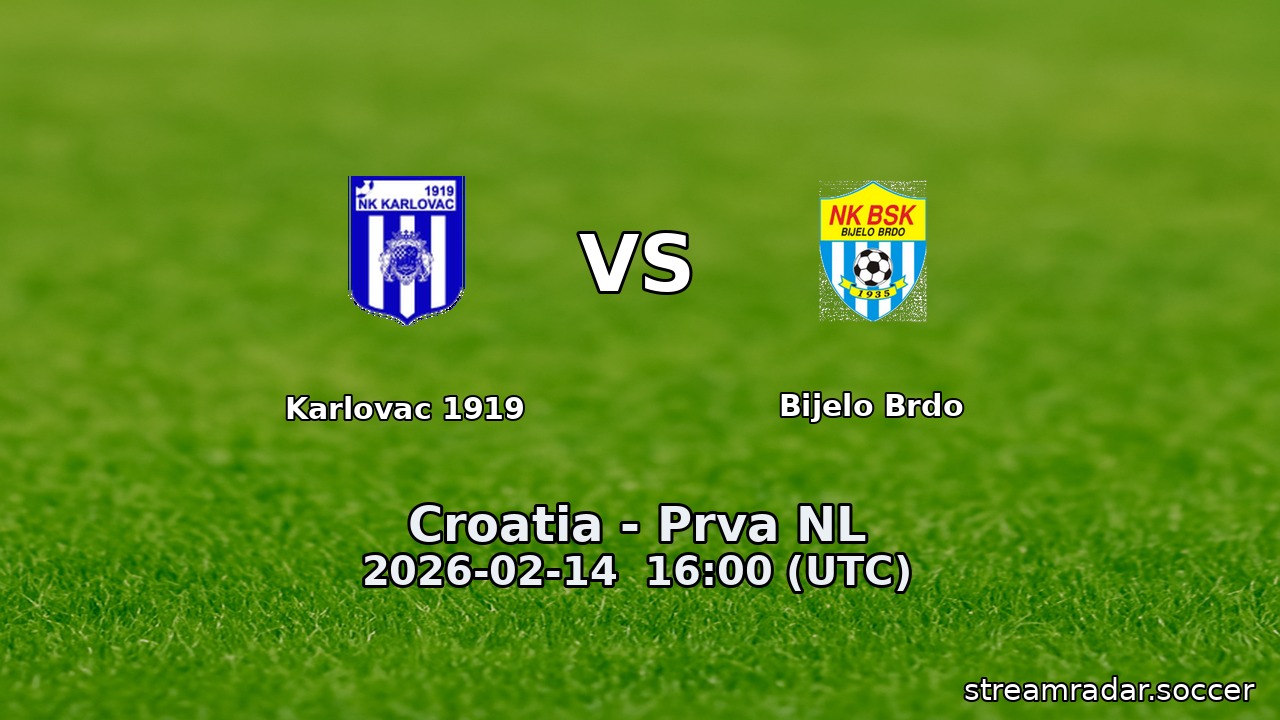 Karlovac 1919 vs Bijelo Brdo