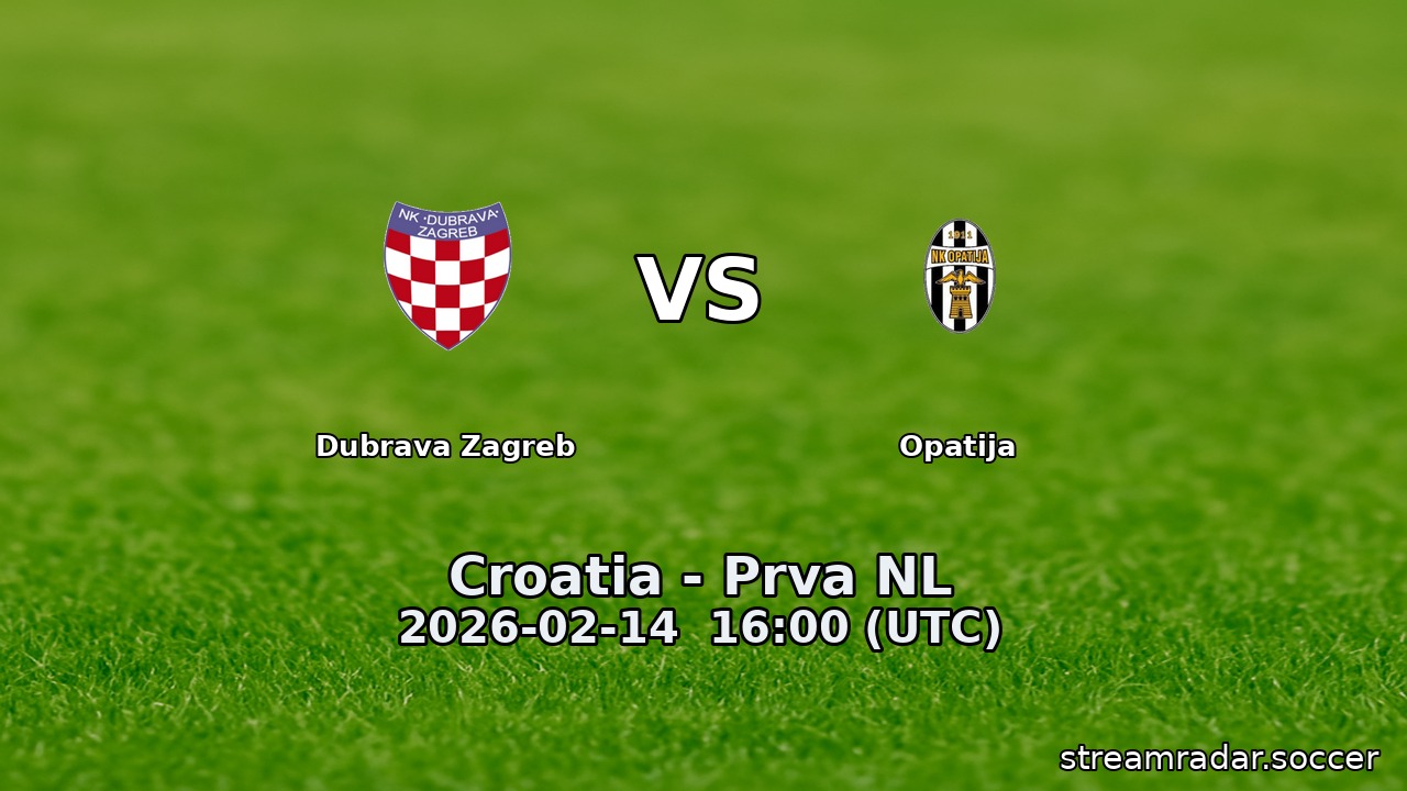 Dubrava Zagreb vs Opatija