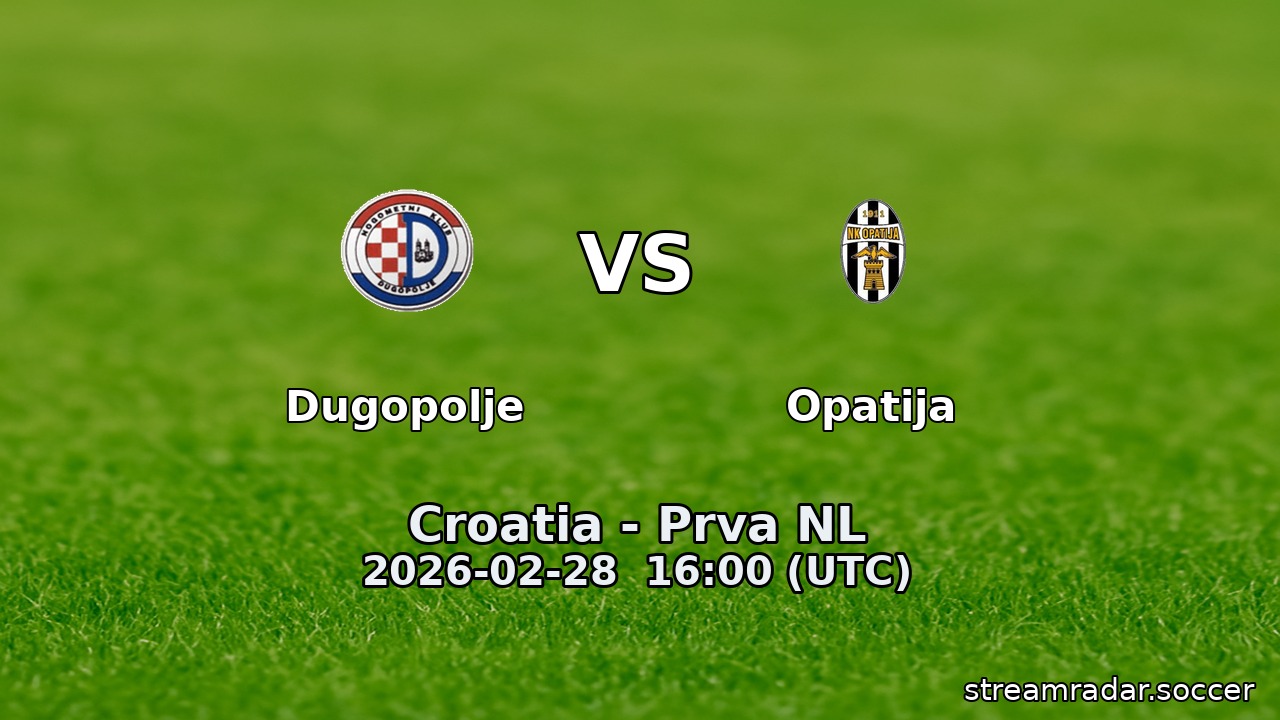 Dugopolje vs Opatija