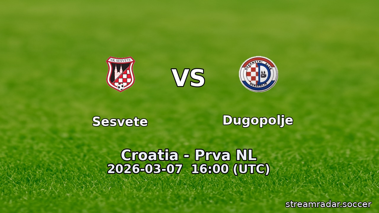 Sesvete vs Dugopolje