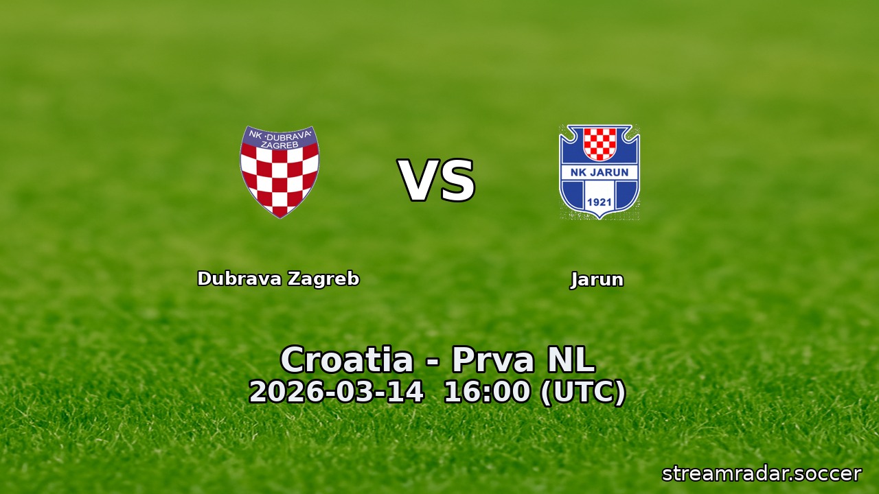 Dubrava Zagreb vs Jarun