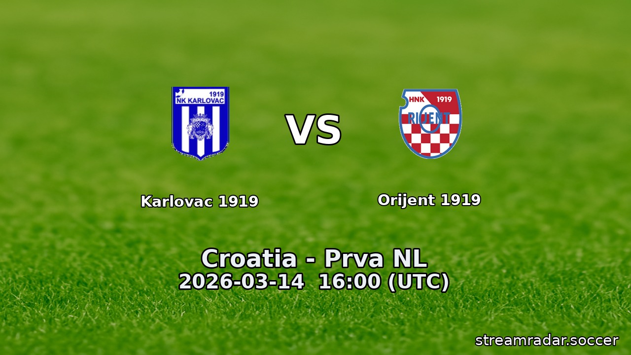 Karlovac 1919 vs Orijent 1919