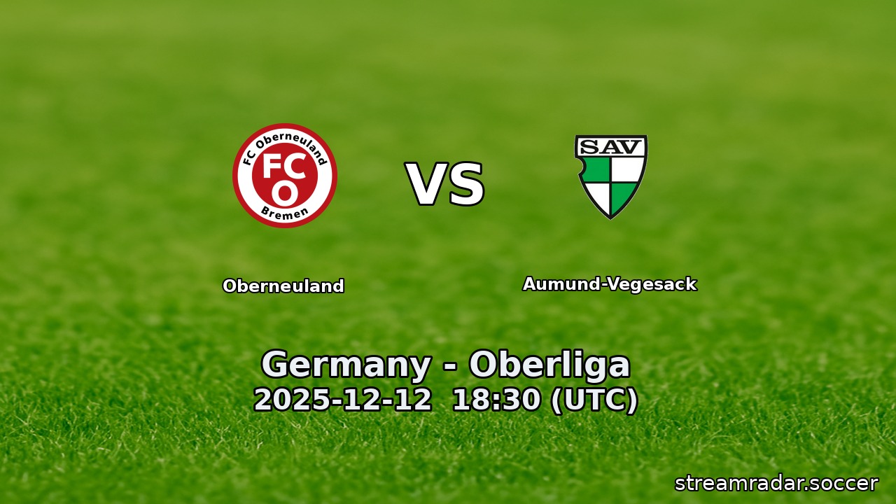 Oberneuland vs Aumund-Vegesack