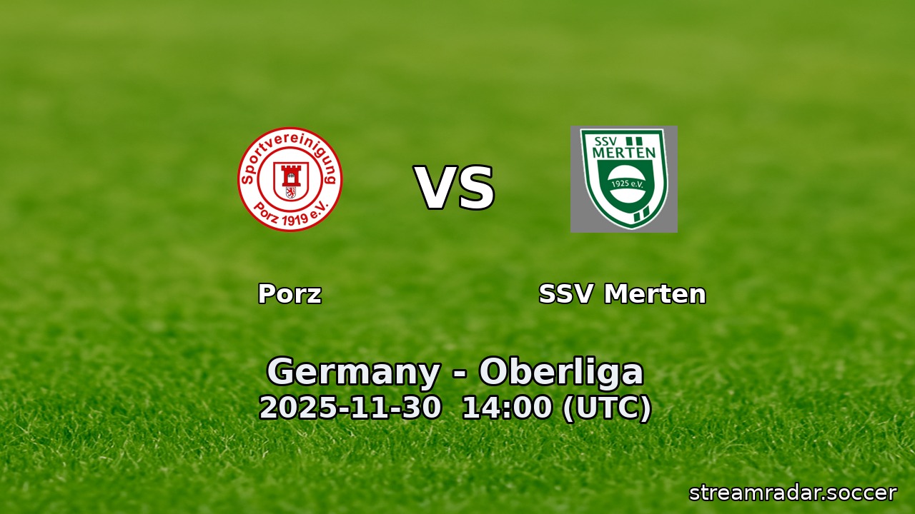 Porz vs SSV Merten