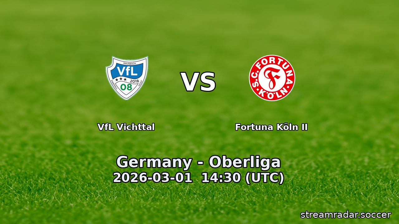 VfL Vichttal vs Fortuna Köln II