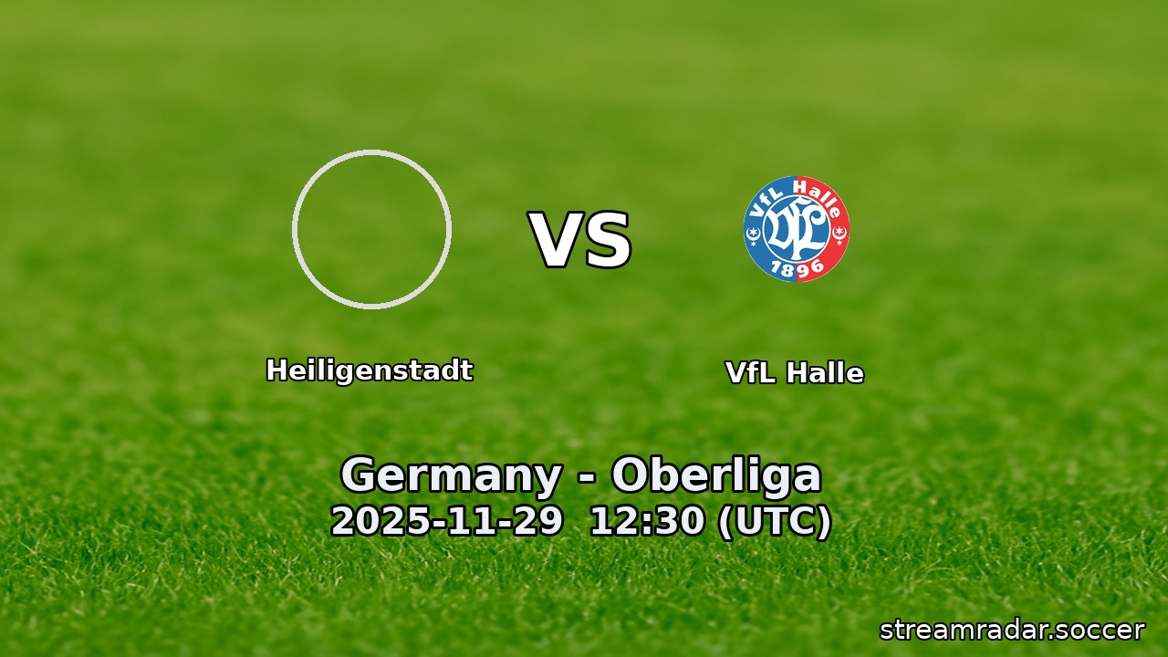 Heiligenstadt vs VfL Halle