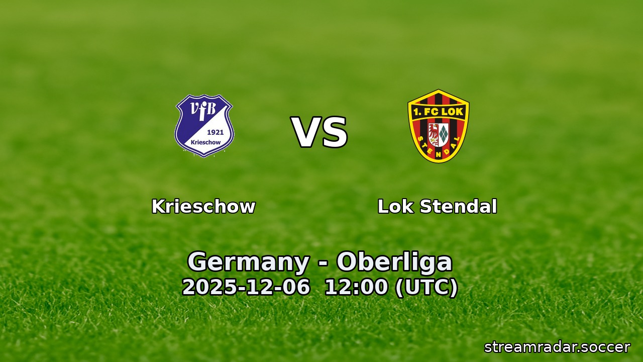 Krieschow vs Lok Stendal