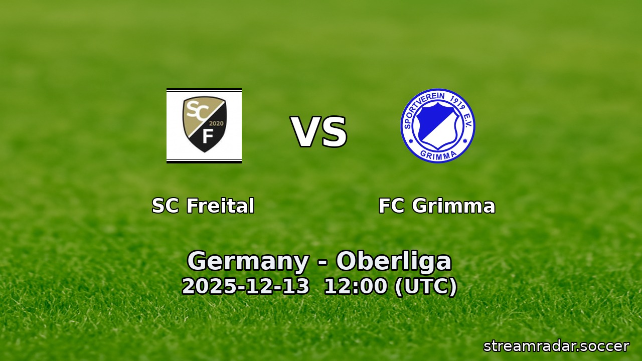 SC Freital vs FC Grimma