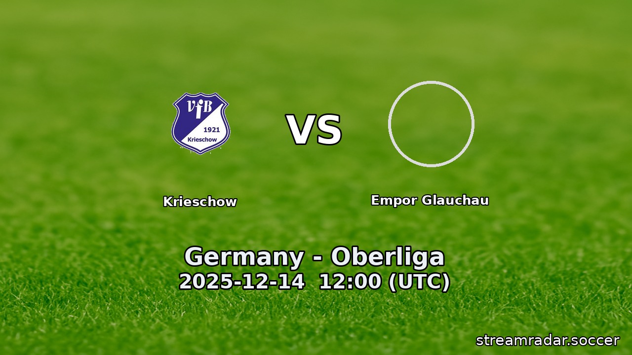 Krieschow vs Empor Glauchau