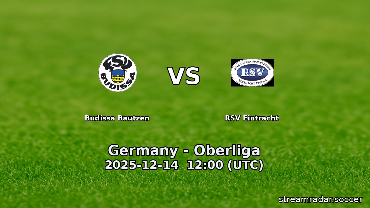 Budissa Bautzen vs RSV Eintracht
