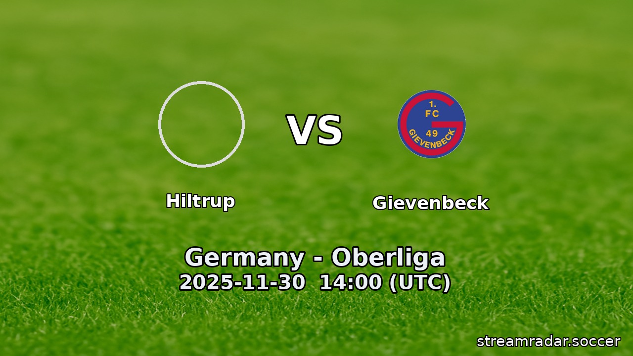Hiltrup vs Gievenbeck