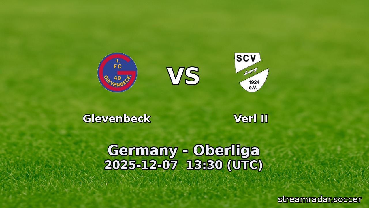 Gievenbeck vs Verl II