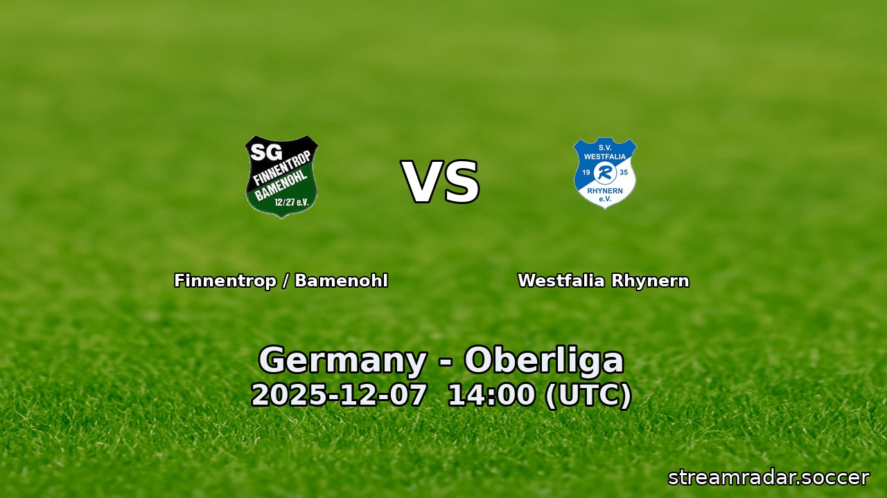 Finnentrop / Bamenohl vs Westfalia Rhynern
