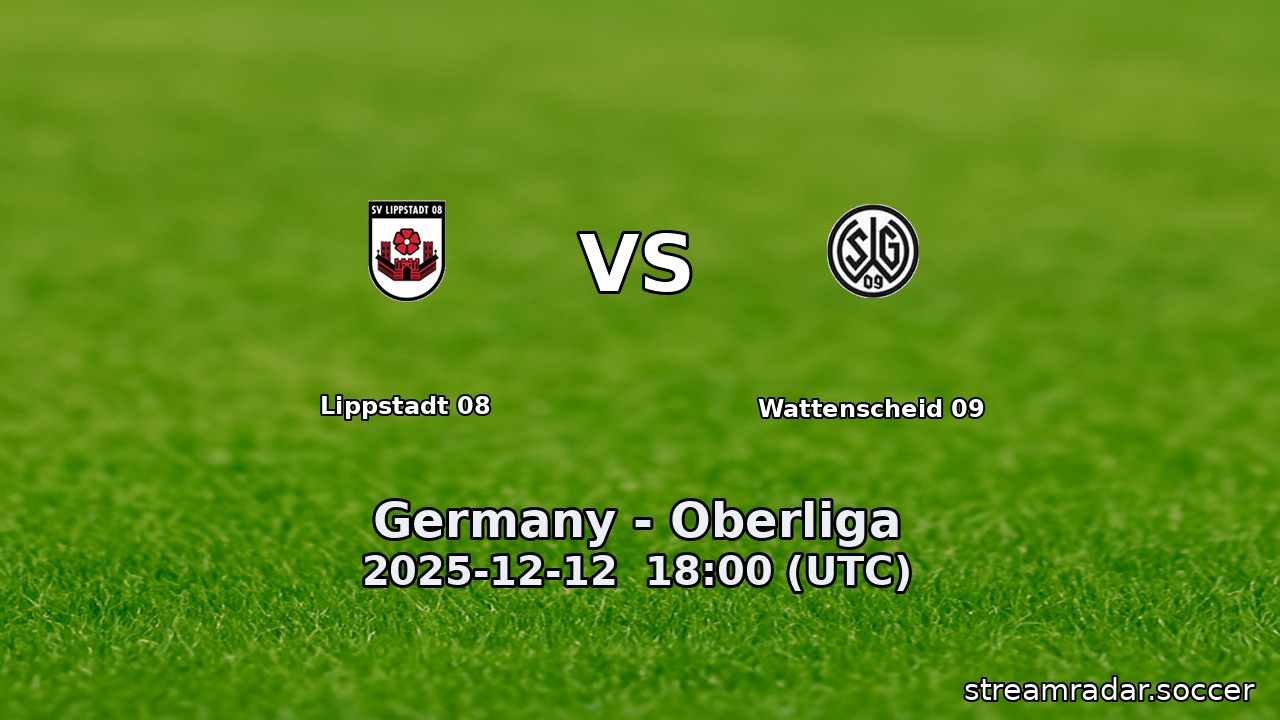 Lippstadt 08 vs Wattenscheid 09