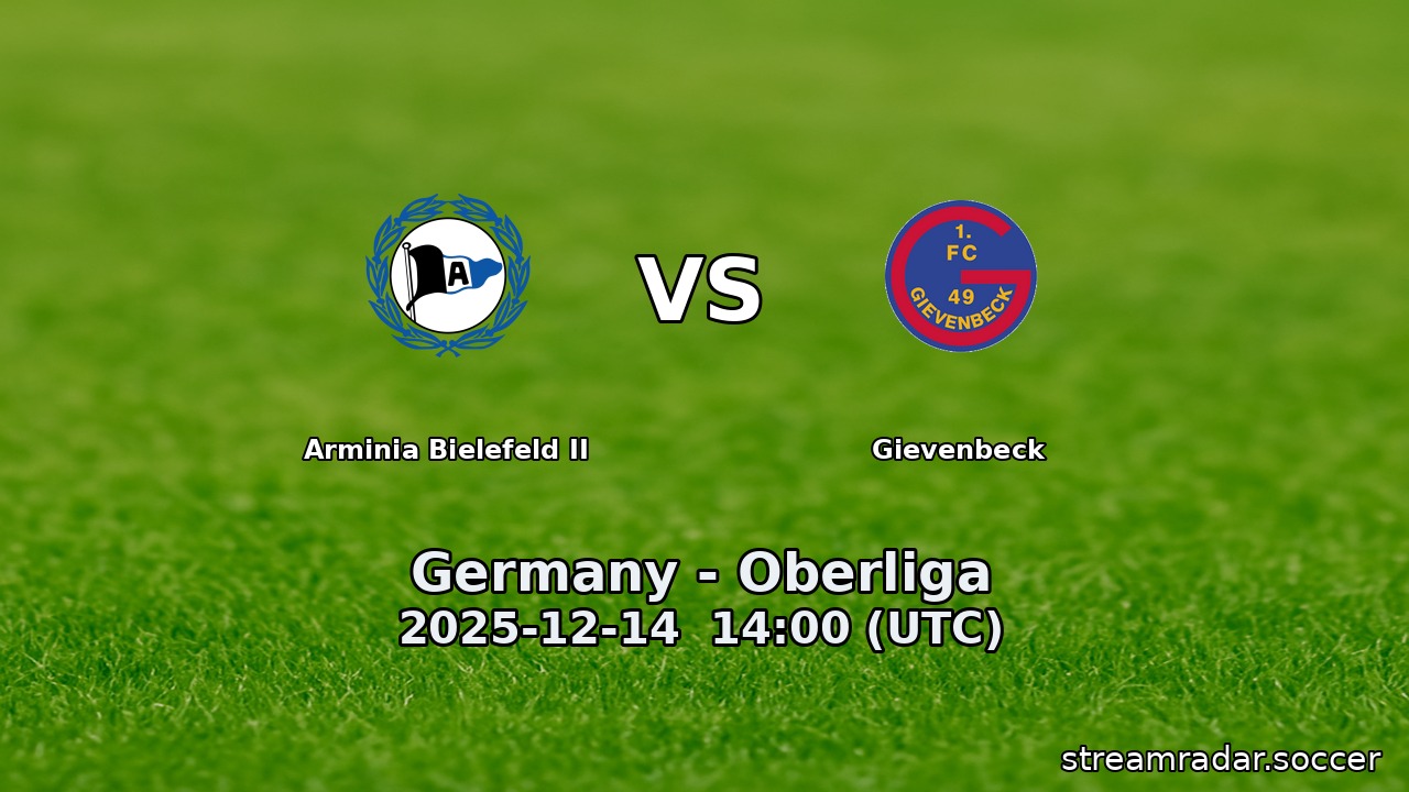 Arminia Bielefeld II vs Gievenbeck