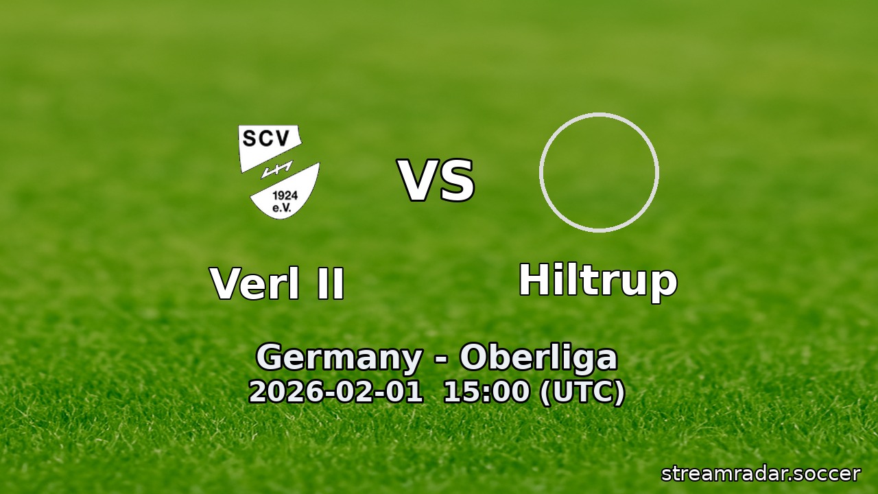 Verl II vs Hiltrup