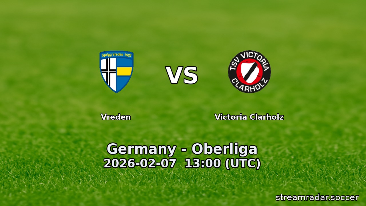 Vreden vs Victoria Clarholz