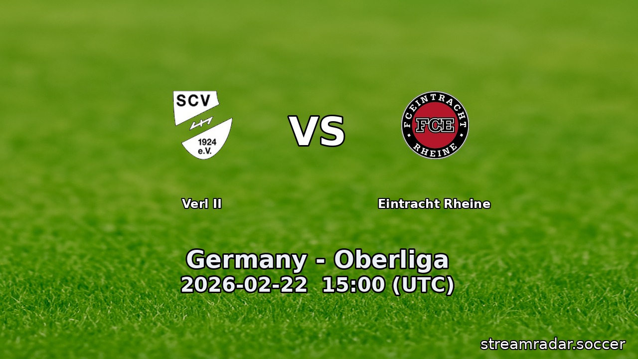 Verl II vs Eintracht Rheine