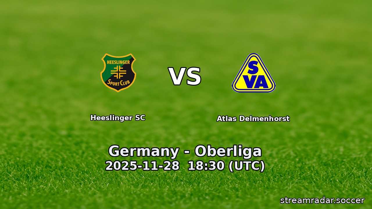 Heeslinger SC vs Atlas Delmenhorst