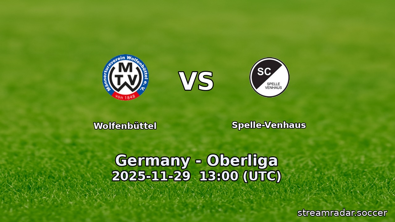 Wolfenbüttel vs Spelle-Venhaus