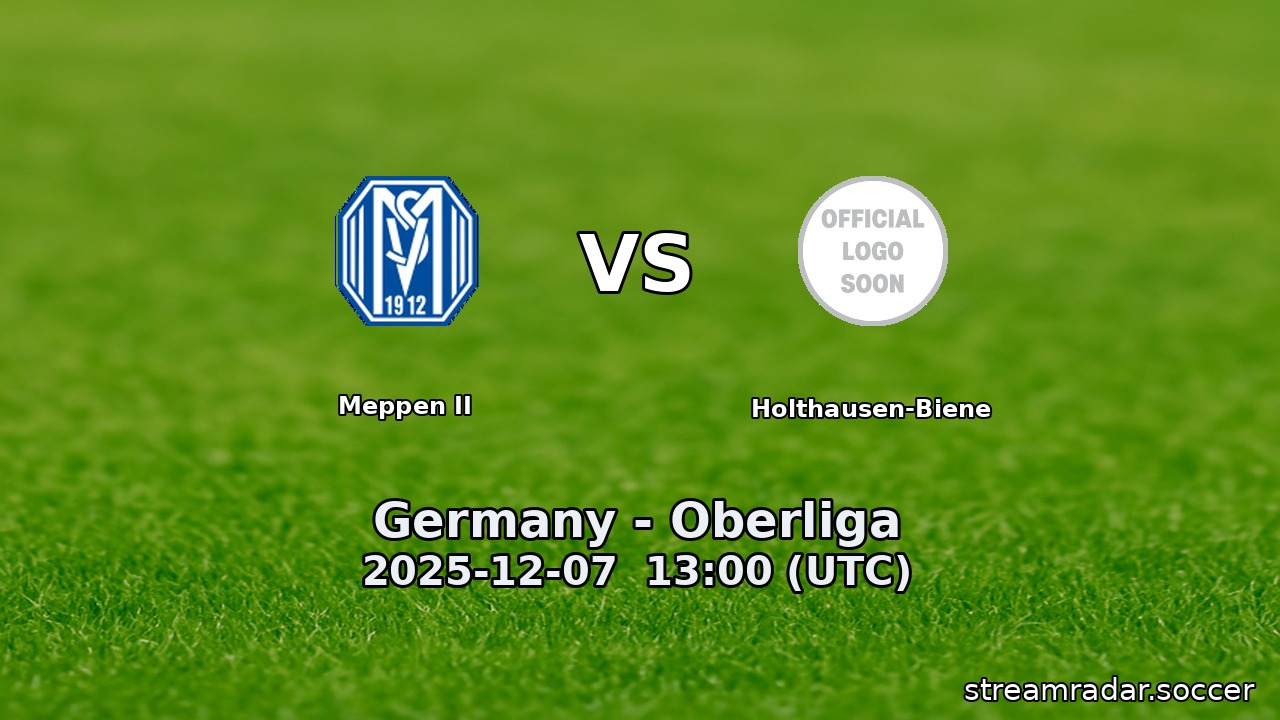 Meppen II vs Holthausen-Biene