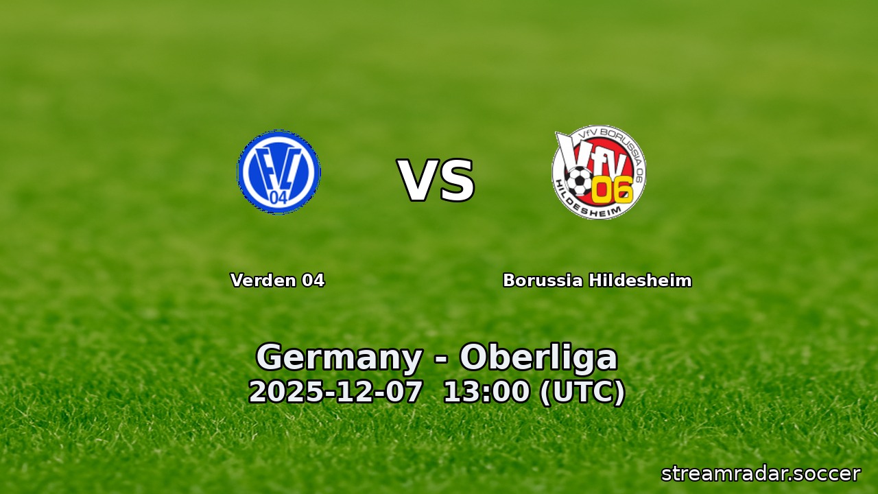 Verden 04 vs Borussia Hildesheim