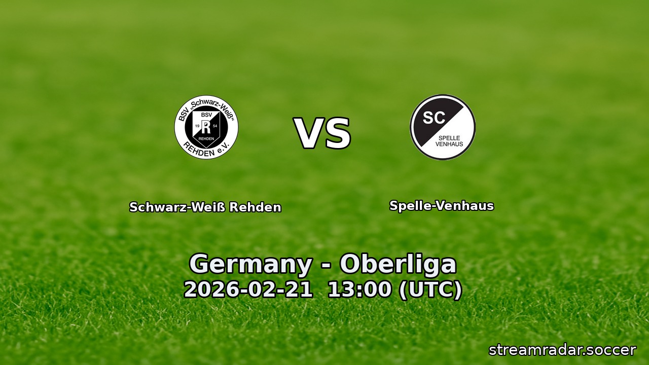 Schwarz-Weiß Rehden vs Spelle-Venhaus