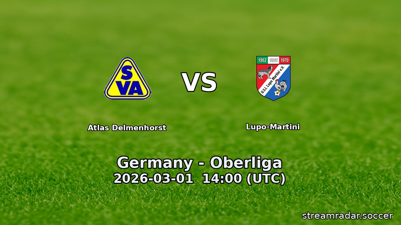 Atlas Delmenhorst vs Lupo-Martini