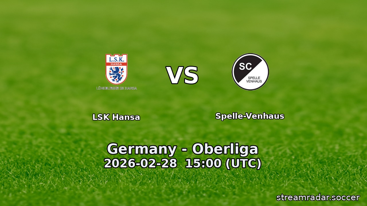 LSK Hansa vs Spelle-Venhaus