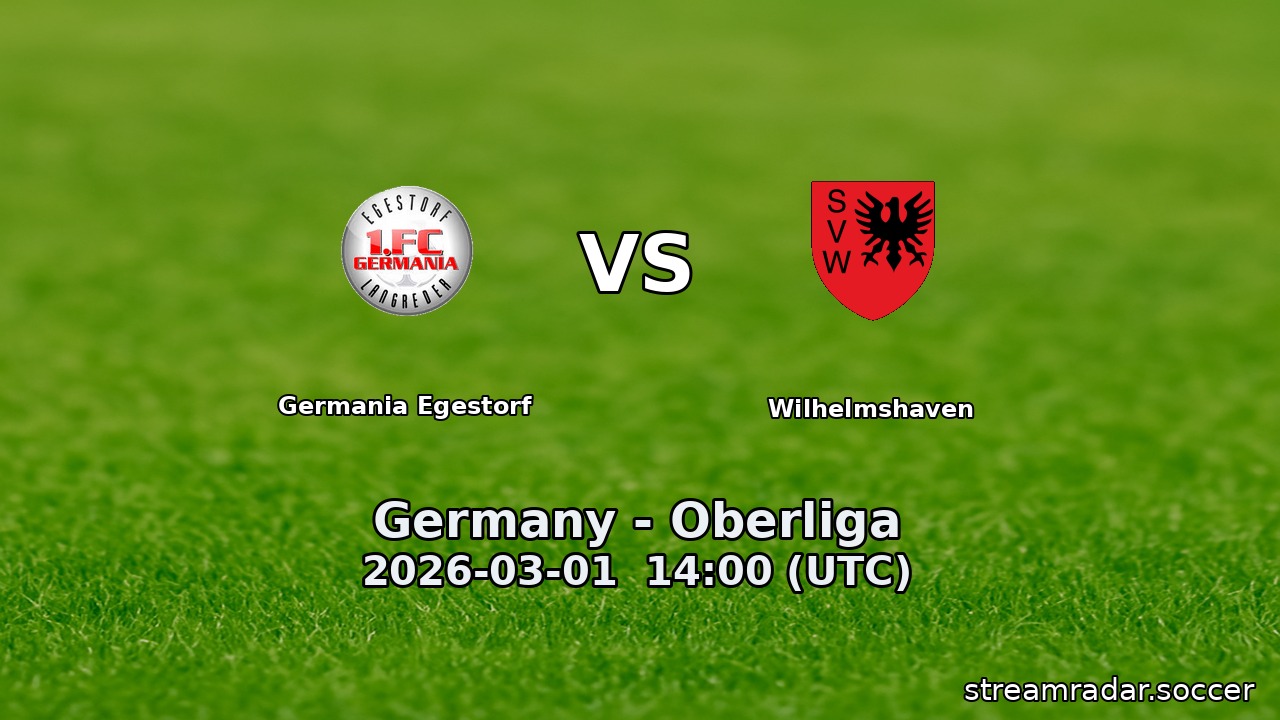 Germania Egestorf vs Wilhelmshaven