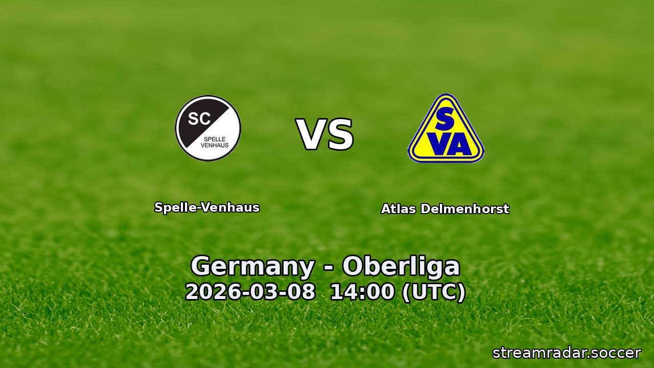 Spelle-Venhaus vs Atlas Delmenhorst
