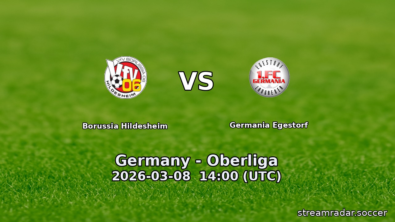 Borussia Hildesheim vs Germania Egestorf