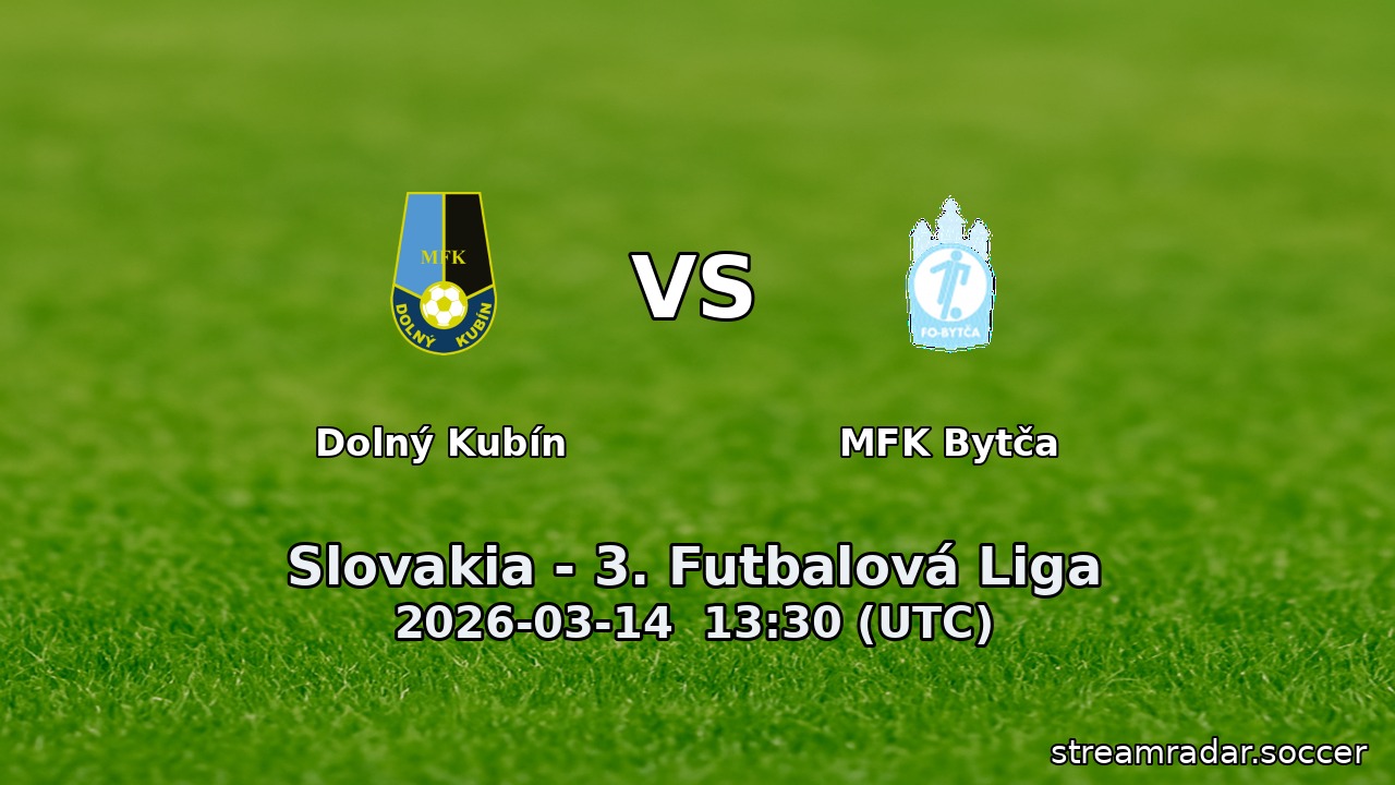 Dolný Kubín vs MFK Bytča