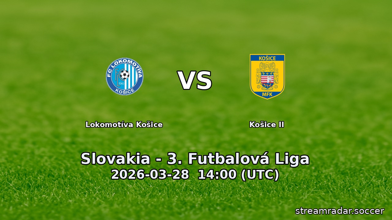 Lokomotíva Košice vs Košice II