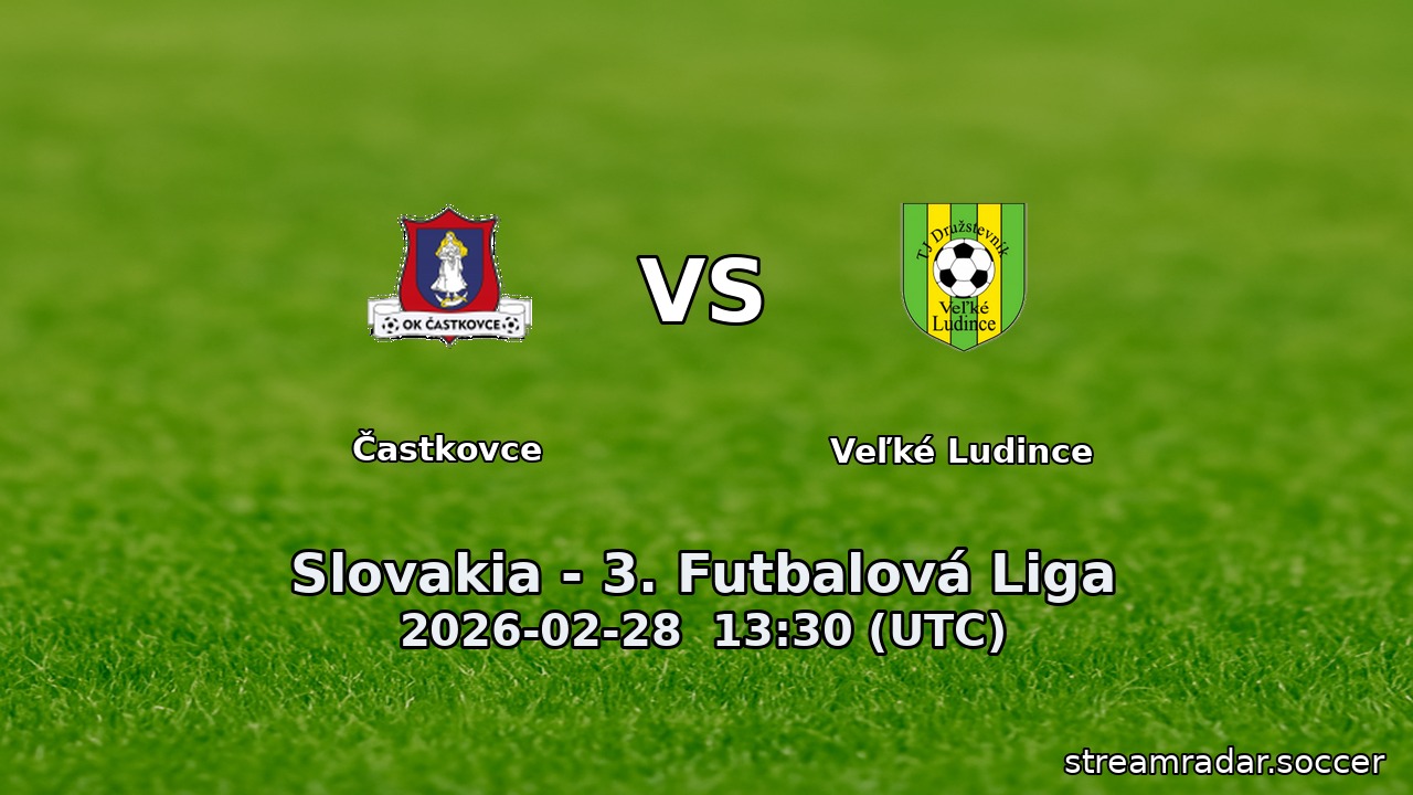 Častkovce vs Veľké Ludince