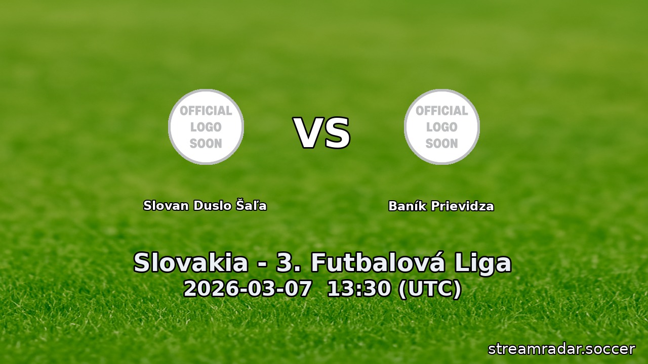 Slovan Duslo Šaľa vs Baník Prievidza