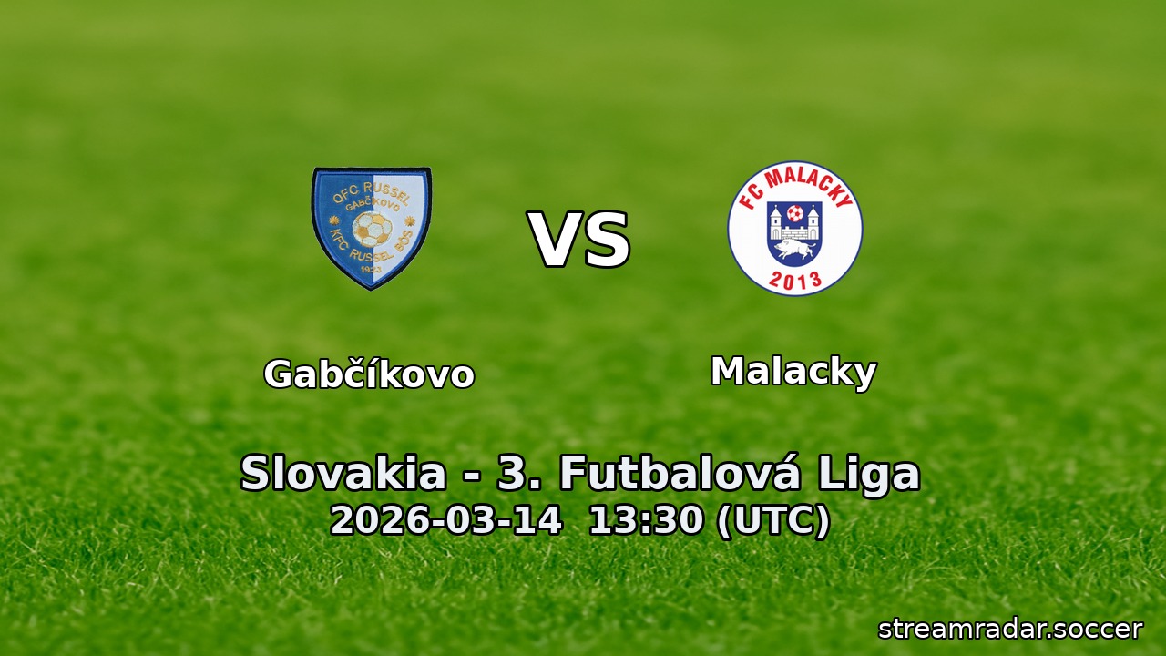 Gabčíkovo vs Malacky