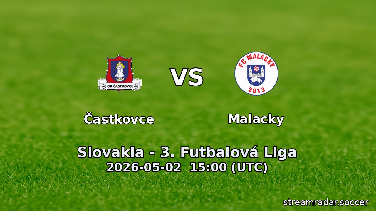 Častkovce vs Malacky