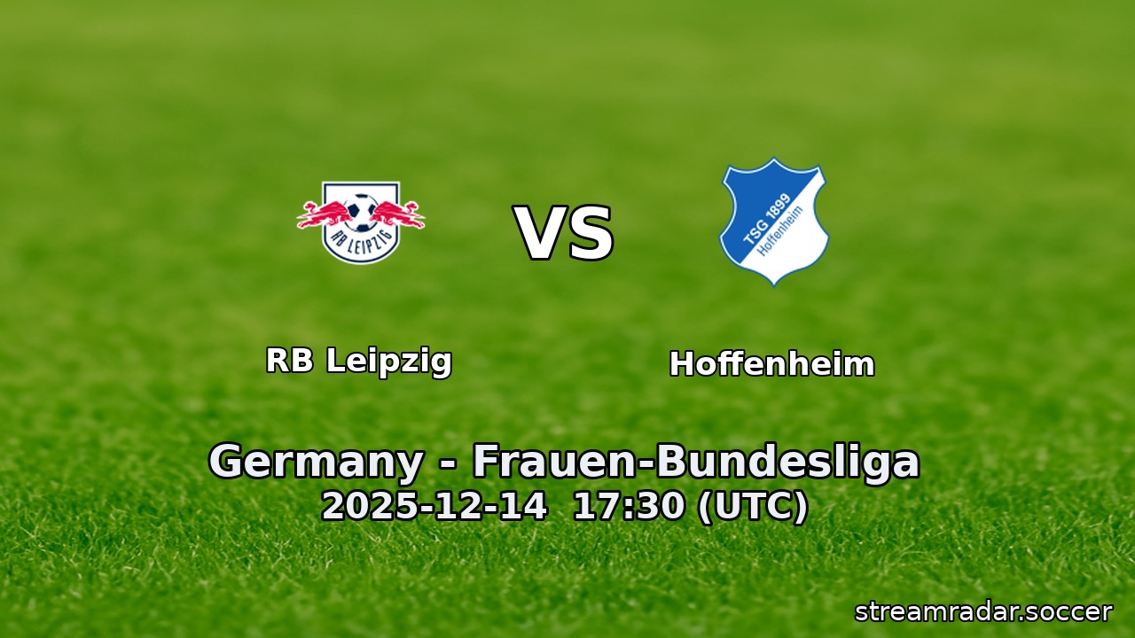 RB Leipzig vs Hoffenheim