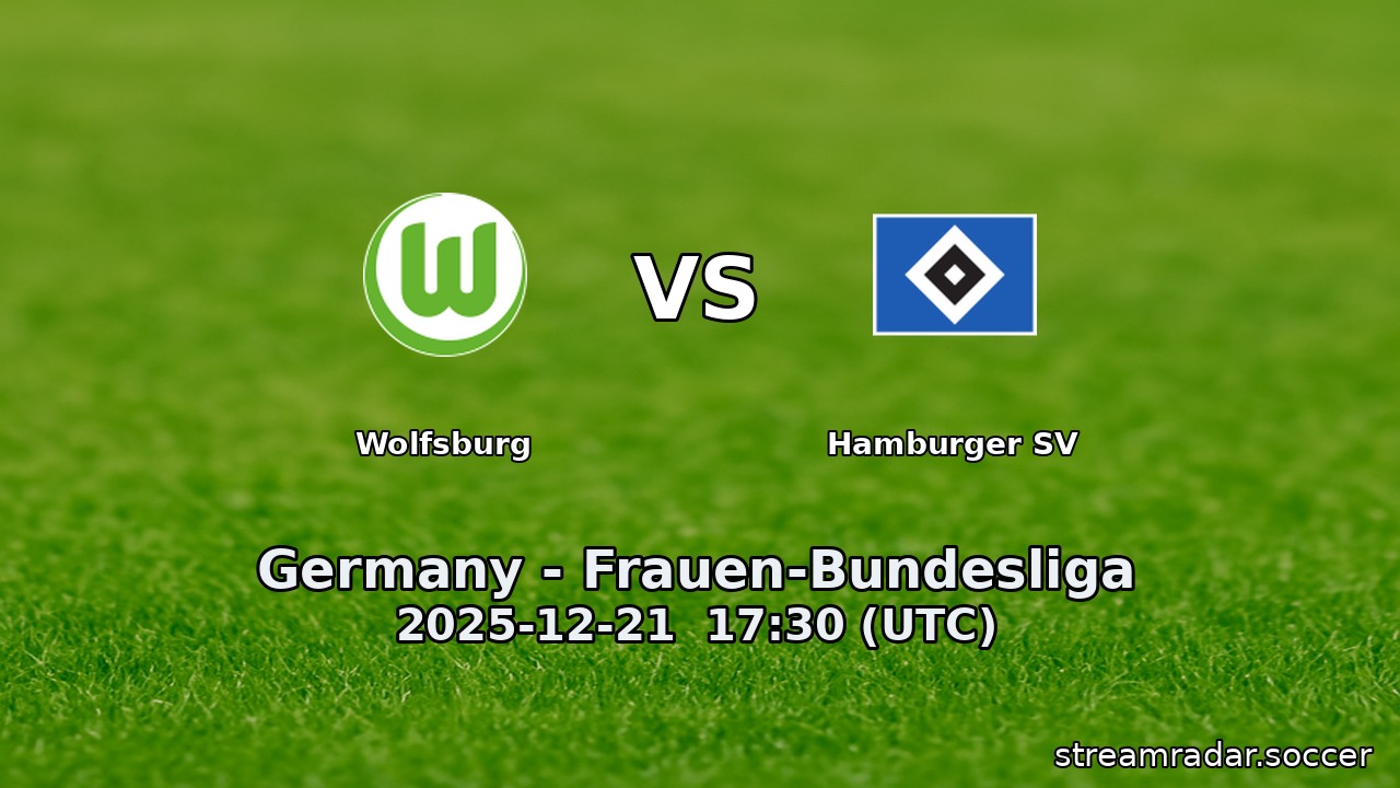 Wolfsburg vs Hamburger SV