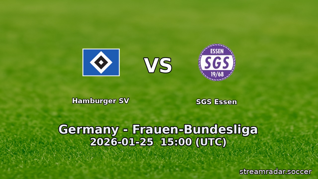 Hamburger SV vs SGS Essen